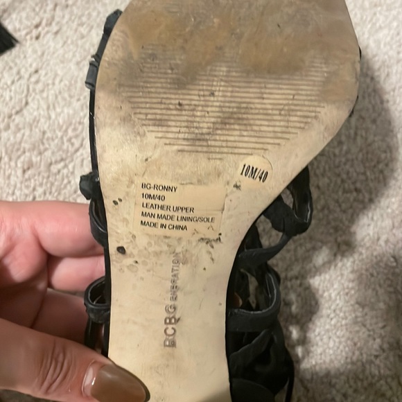 BCBGeneration Ronny wrap braided suede heel with tassels - Picture 5 of 5